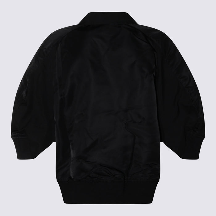 Sacai Jackets Black Po Wo