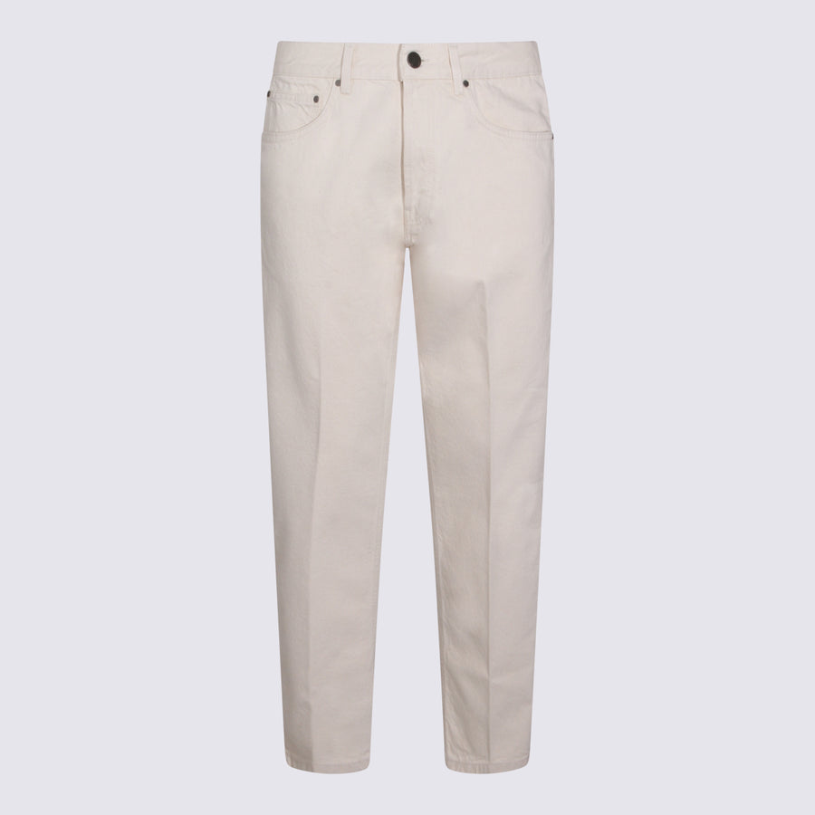 Lardini 100% Cotton jeans in white
