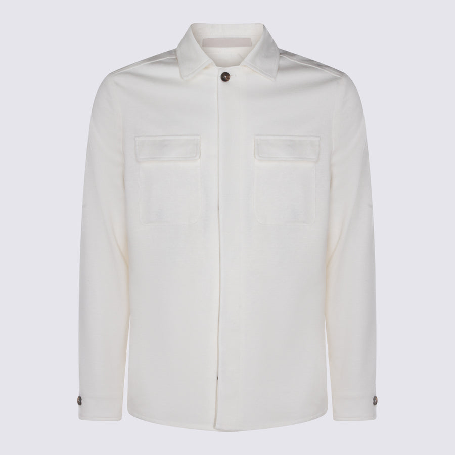 Eleventy 40% Linen jacket in white