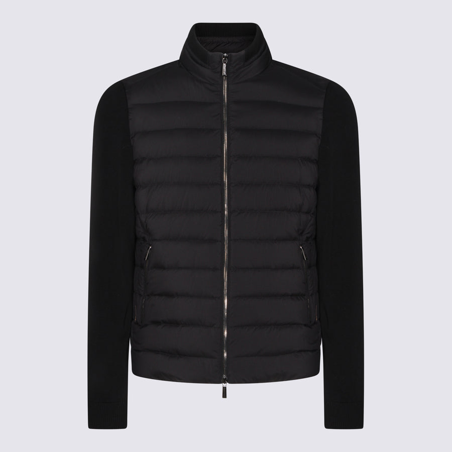 Moorer 100% PA down jacket in black