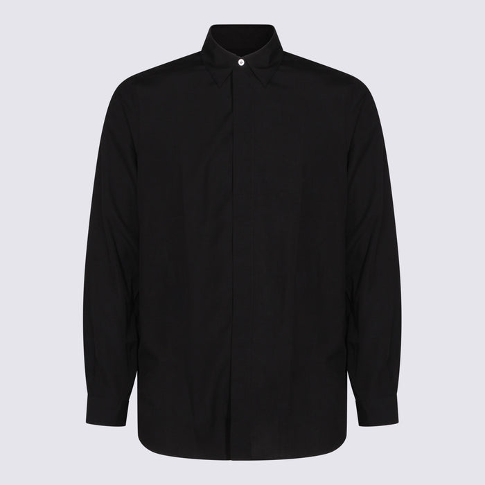 Lardini Shirts Black Tencel Li