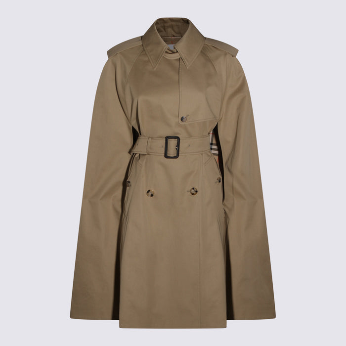 Burberry Jackets Beige _100 % Co