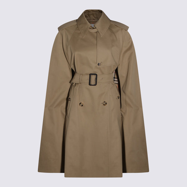 Burberry 100% Cotton trench coat in beige