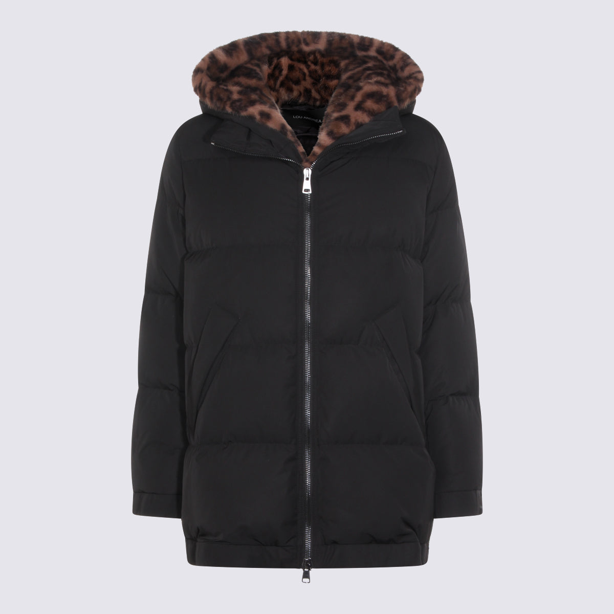 LOU ANDREA Coats Black/leopard _pl