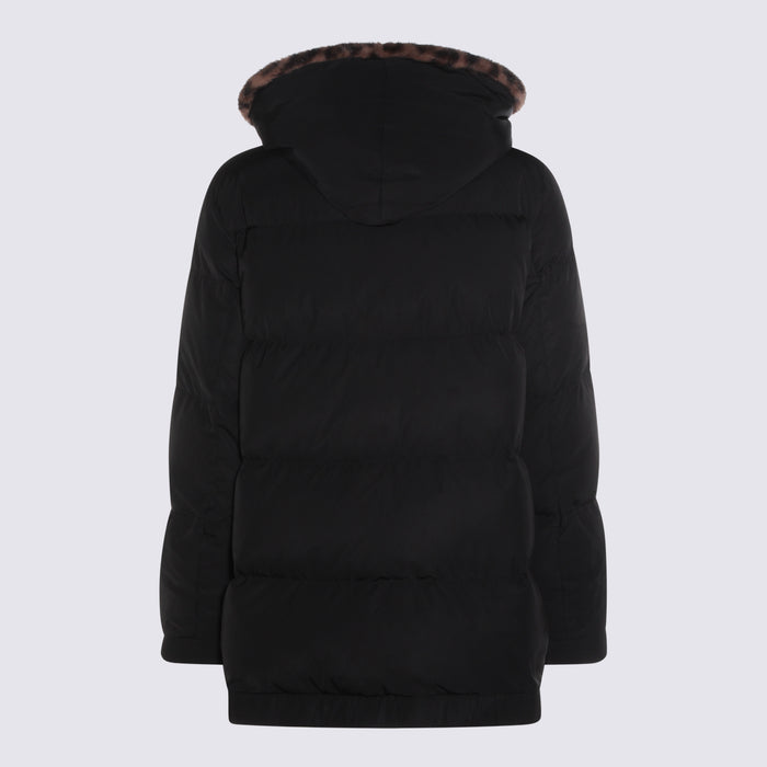 LOU ANDREA Coats Black/leopard _pl
