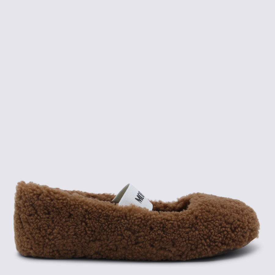 Moon Boot Cover Tex/Le Sole El flat in brown