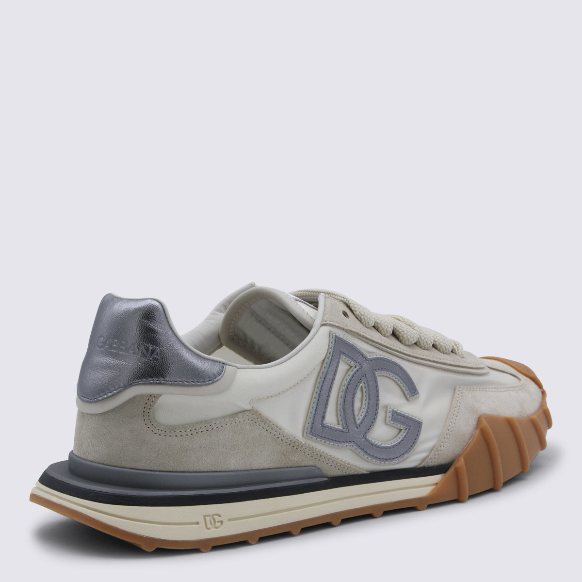 Dolce & Gabbana Sneakers Bianco/silver _ Cover Tex/le Sole El