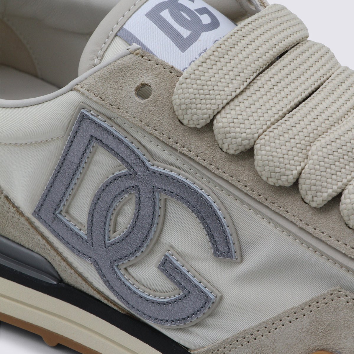 Dolce & Gabbana Sneakers Bianco/silver _ Cover Tex/le Sole El