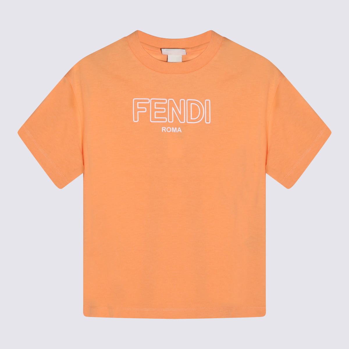 Fendi T-shirts and Polos Orange _100 % Co