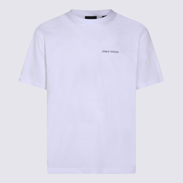 Daily Paper Uomo 100% cotton t-shirt in white