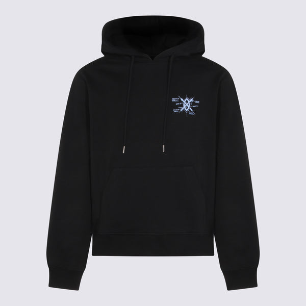 Daily Paper Uomo 100% Cotton hoodie in black