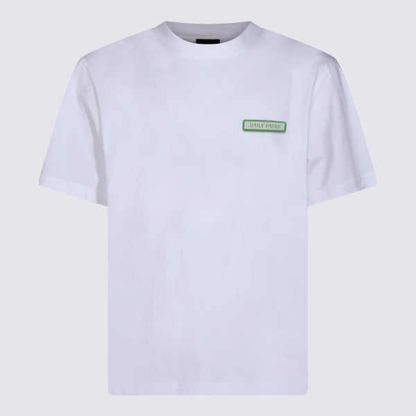 Daily Paper Uomo 100% Cotton t-shirt in white