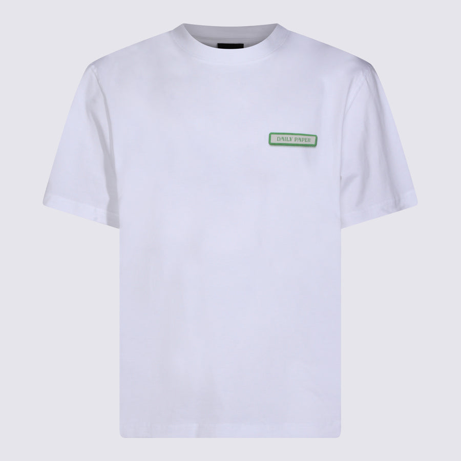 Daily Paper Uomo 100% Cotton t-shirt in white