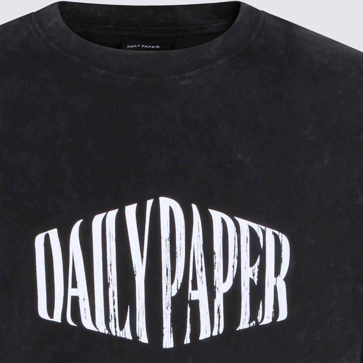 Daily Paper Uomo T-Shirts And Polos Black _100 % Co