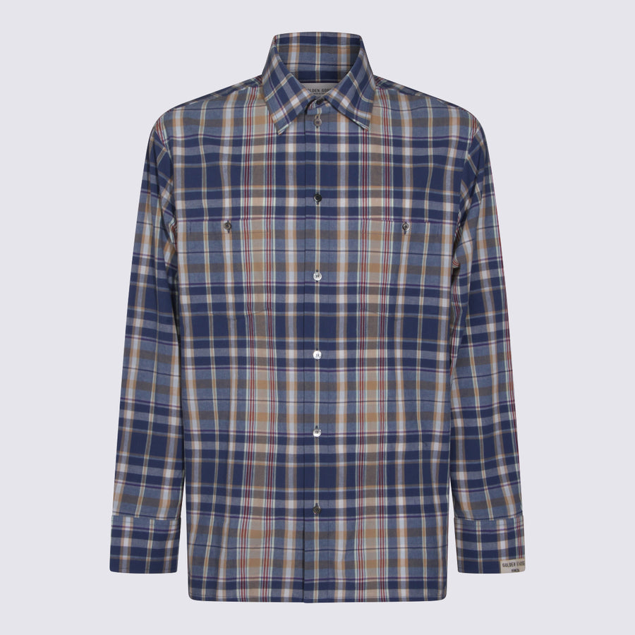 Golden Goose 100% Cotton shirt in navy