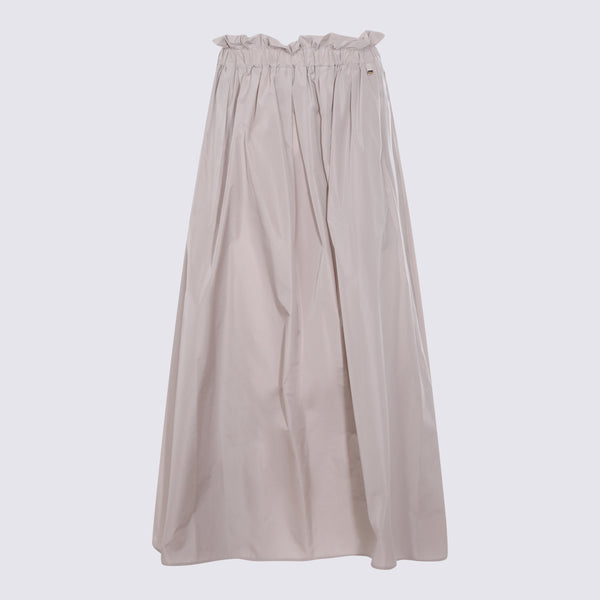 Herno 100% Polyester skirt in beige