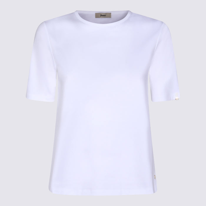 Herno T-shirts and Polos White _100 % Co