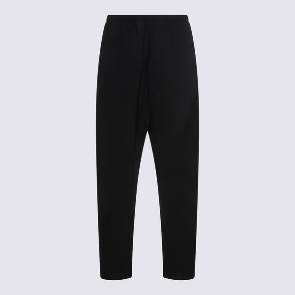 Thom Krom 100% cotton trousers in black