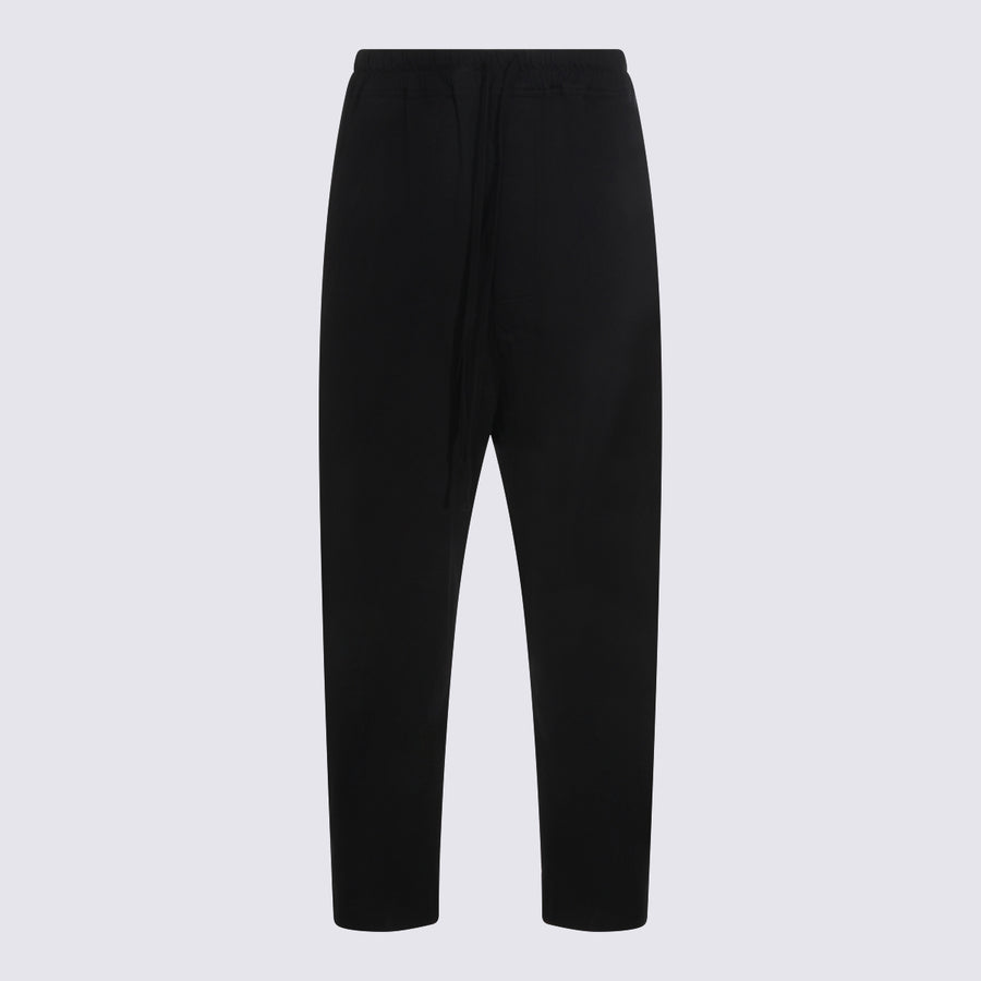 Thom Krom 100% cotton trousers in black