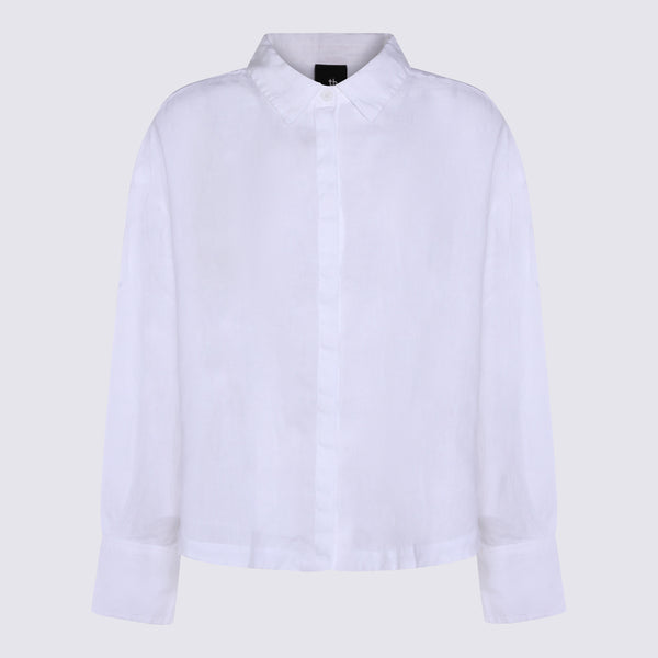 Thom Krom 100% Linen shirt in white
