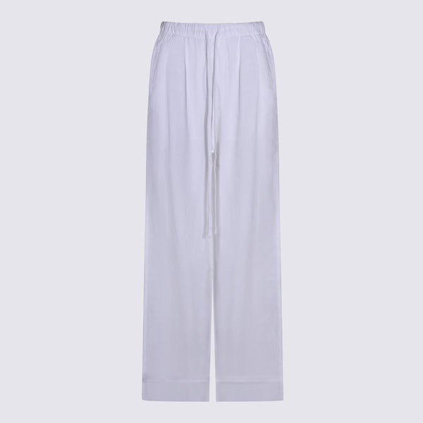 Thom Krom 100% Linen trousers in white