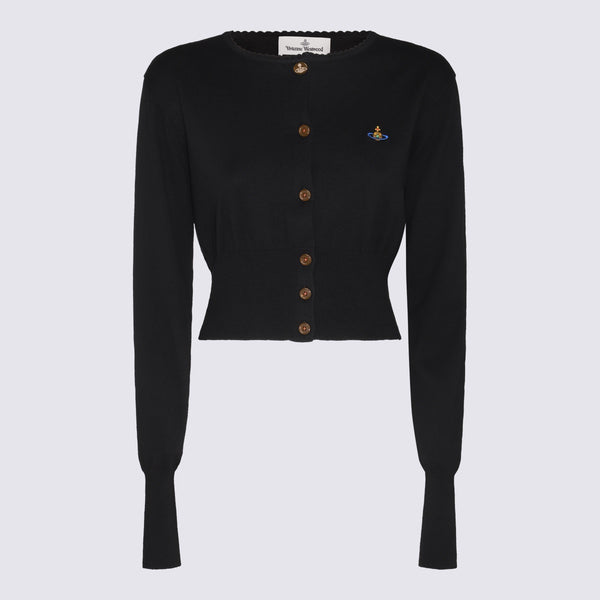 Vivienne Westwood 70% Wool cardigan in black