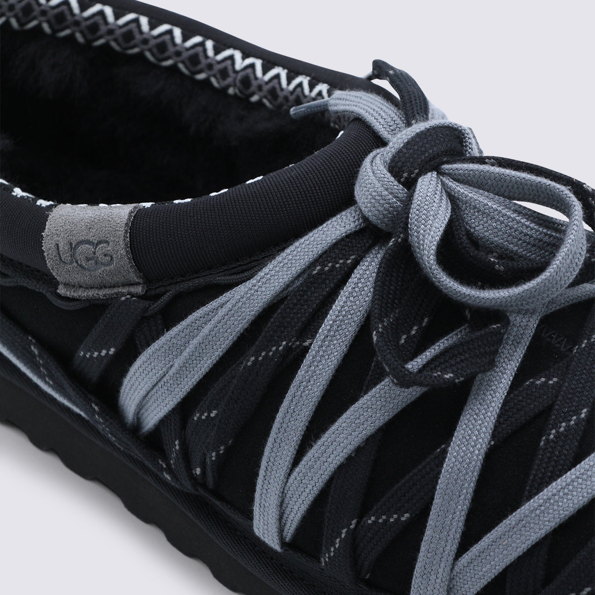 UGG Flat shoes Black _cover Tex/le Sole El