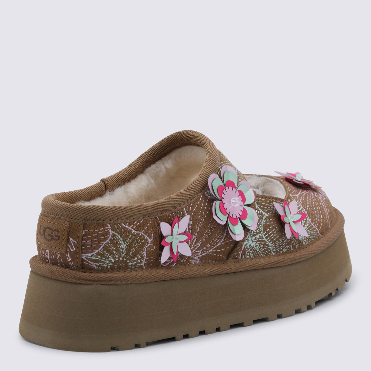 UGG Flat shoes Chestnut _cover Tex/le Sole El