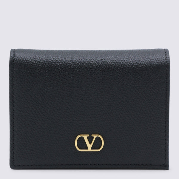 Valentino Garavani Leather wallet in black