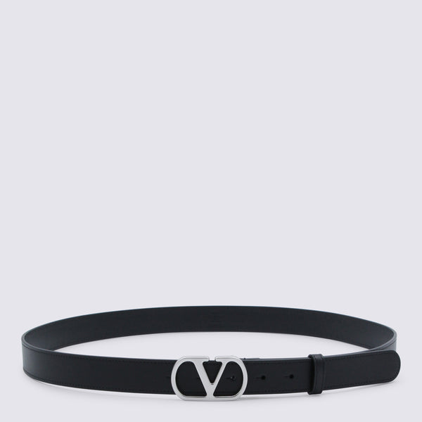 Valentino Garavani Leather belt in black