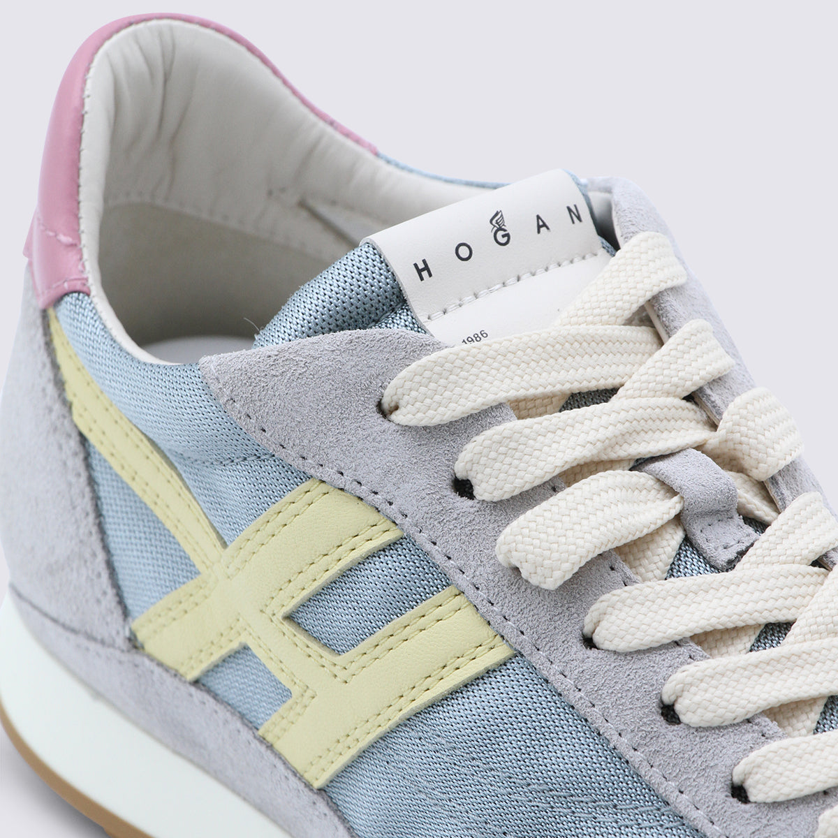 Hogan Sneakers Azzurro/giallo/rosa _cover Tex/le Sole El