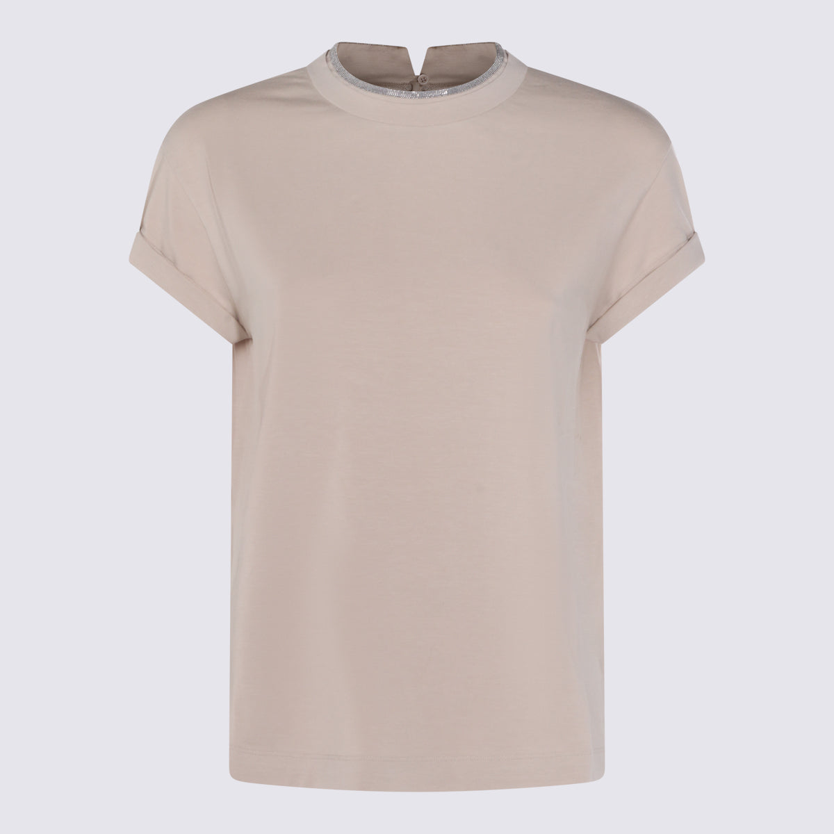 Brunello Cucinelli T-shirts and Polos Beige _co Ea