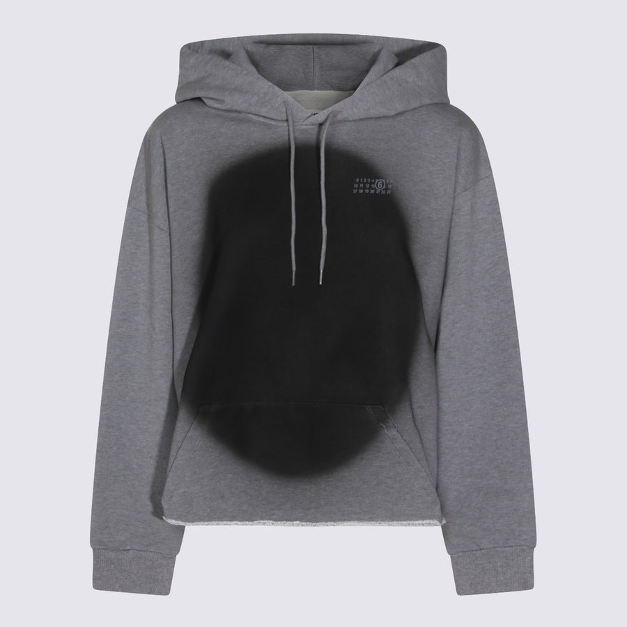 MM6 Maison Margiela 100% Cotton sweatshirt in gray