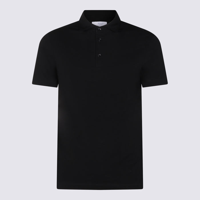 Malo Sweaters Black _100 % Co