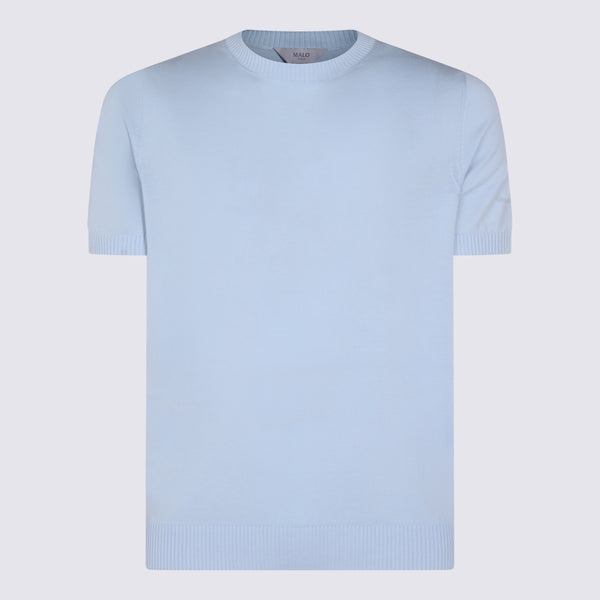 Malo 92% cotton t-shirt in blue