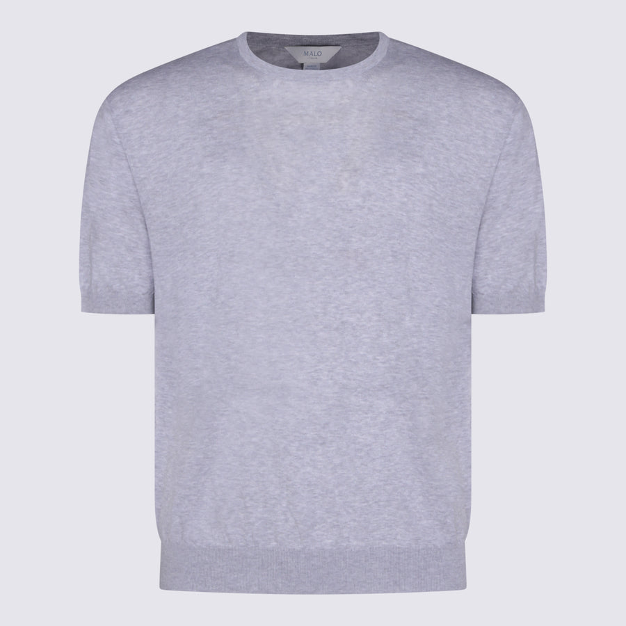 Malo 95% Cotton t-shirt in gray