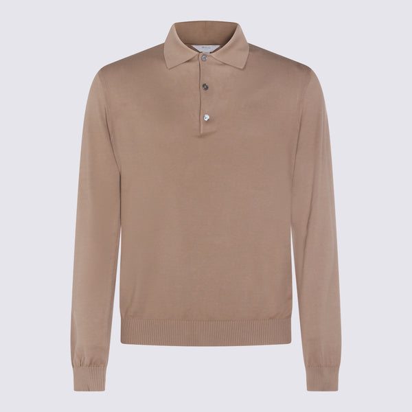 Malo 92% cotton polo in beige