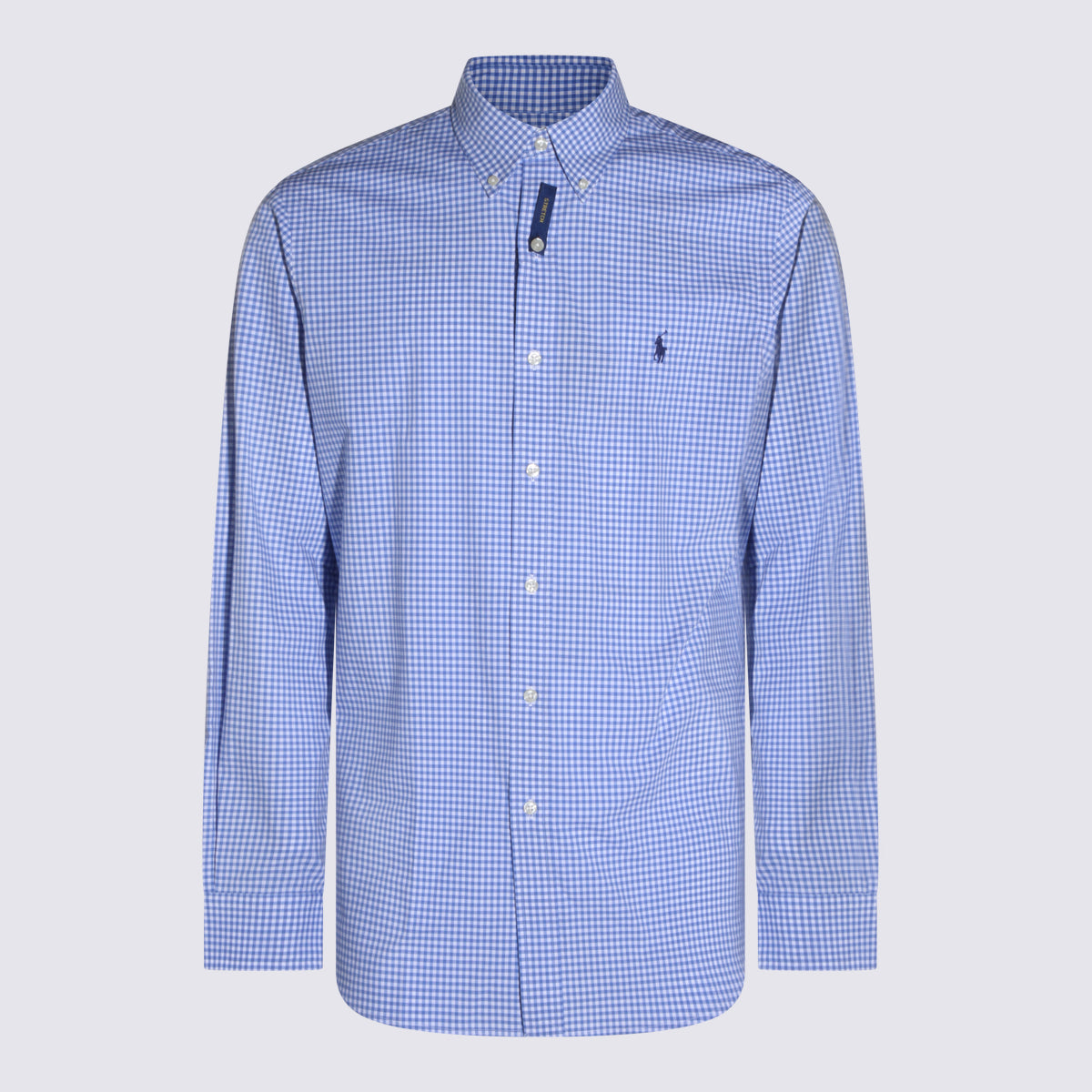 Polo Ralph Lauren Shirts 2863 Blue/white Check _co Ea