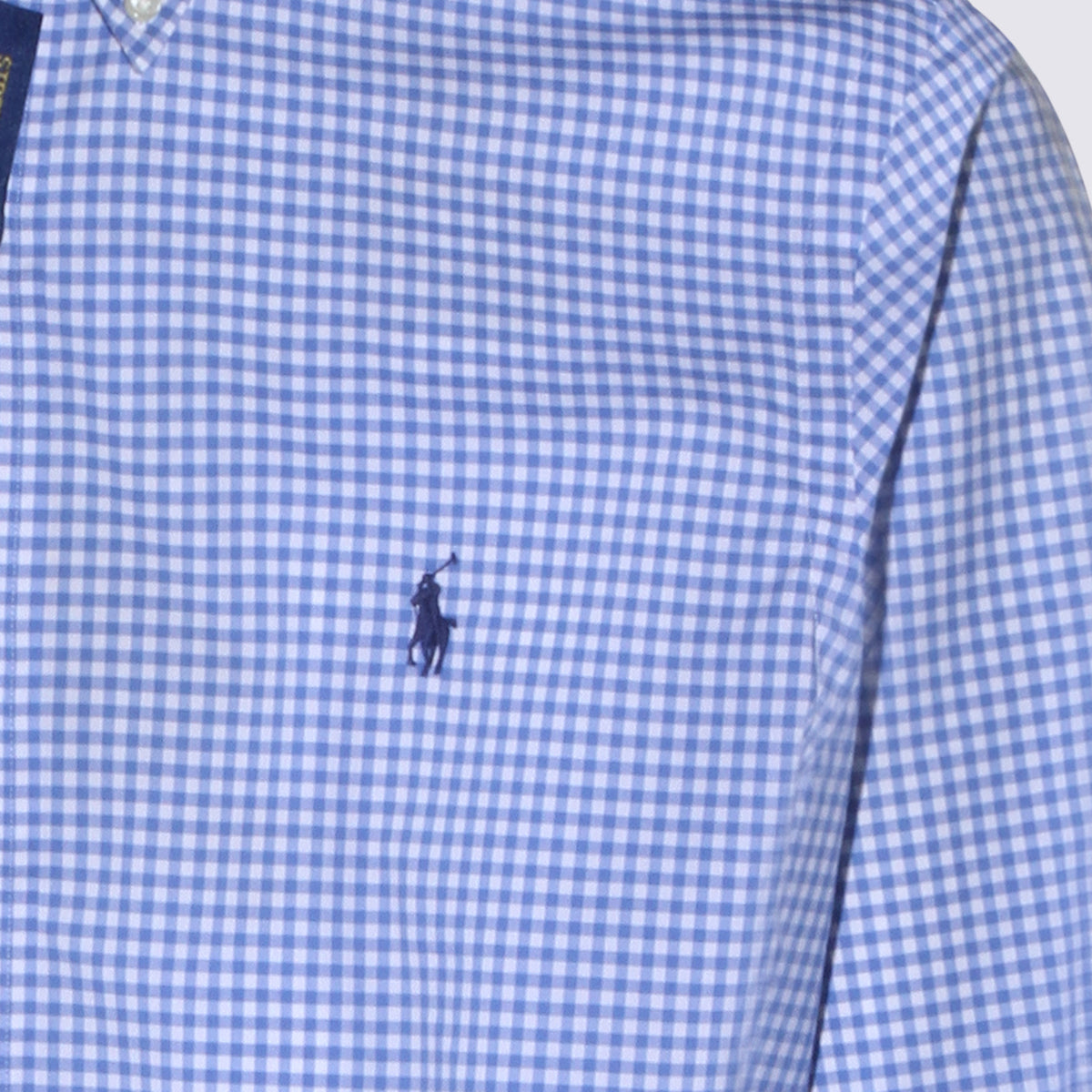 Polo Ralph Lauren Shirts 2863 Blue/white Check _co Ea