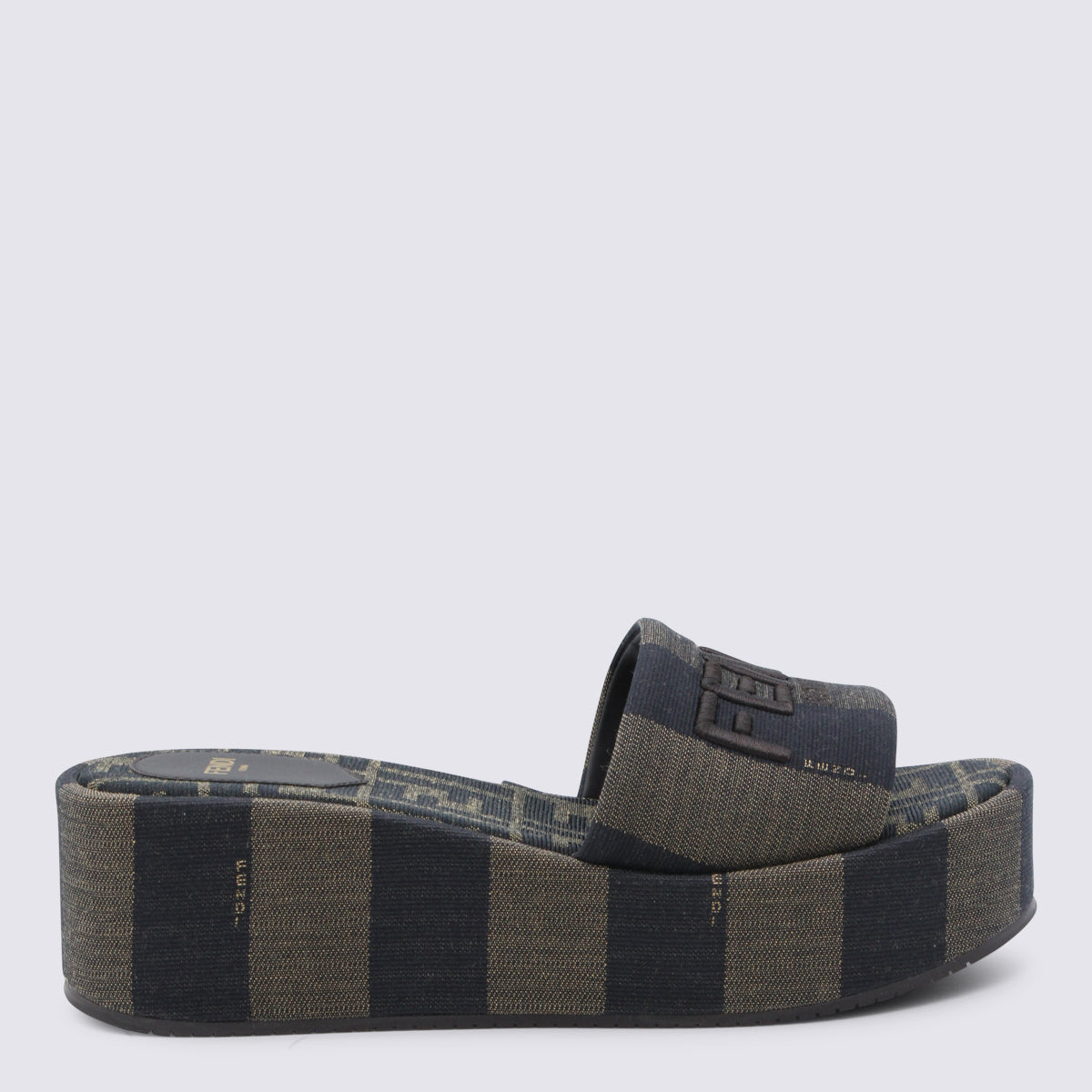 Fendi Flat shoes Tabacco/nero _cover Tex/le Sole El