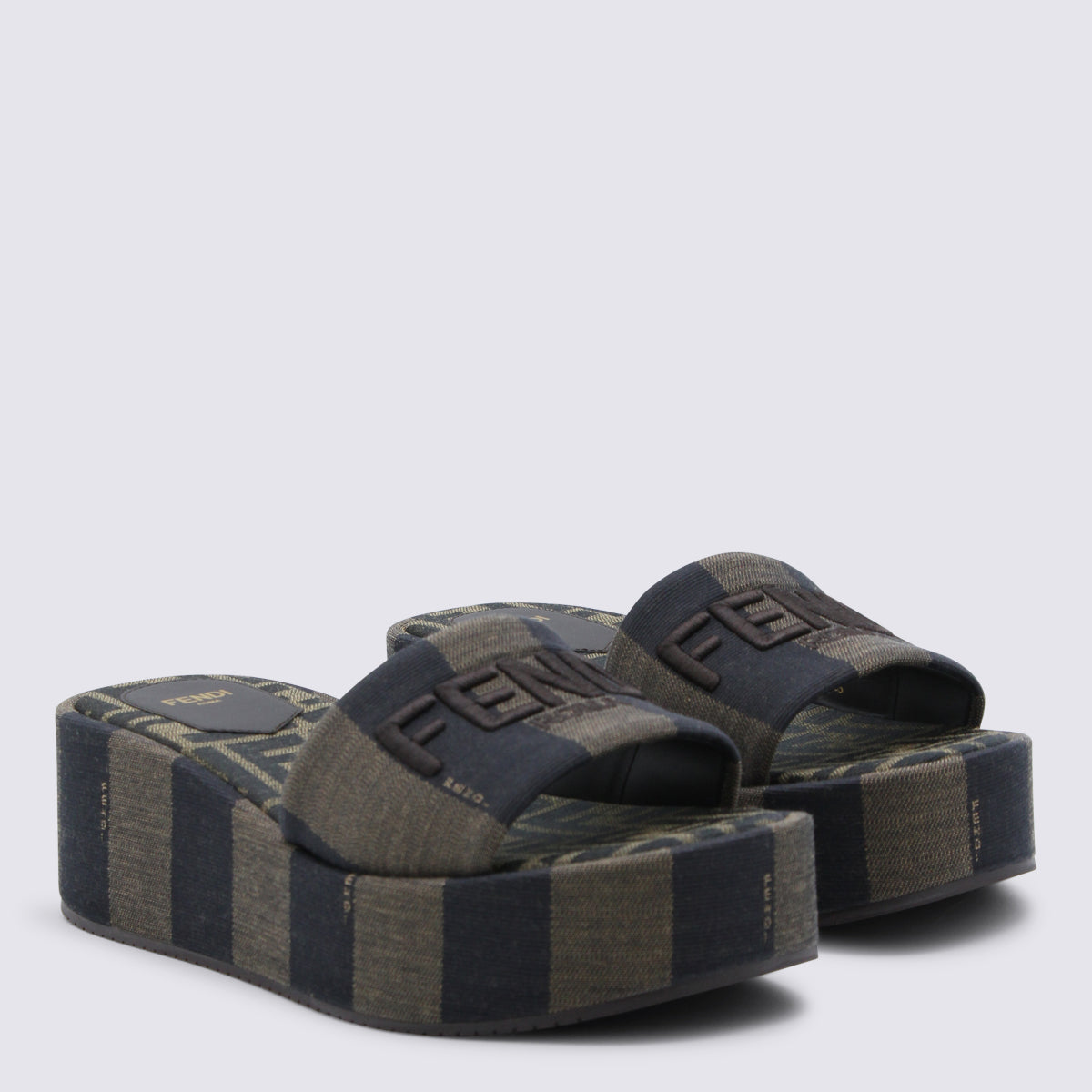 Fendi Flat shoes Tabacco/nero _cover Tex/le Sole El