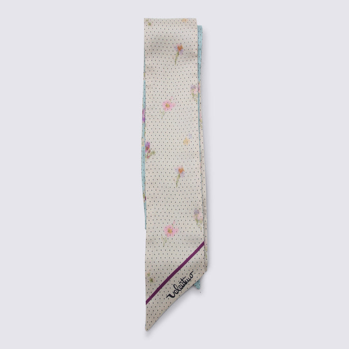 Valentino Garavani Scarfs Ivory / Light Blue _ Se