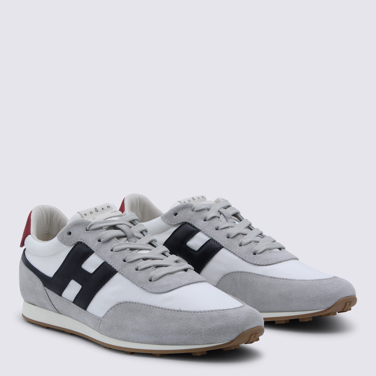 Hogan Sneakers Bianco-nero-rosso _cover Tex/le Sole El