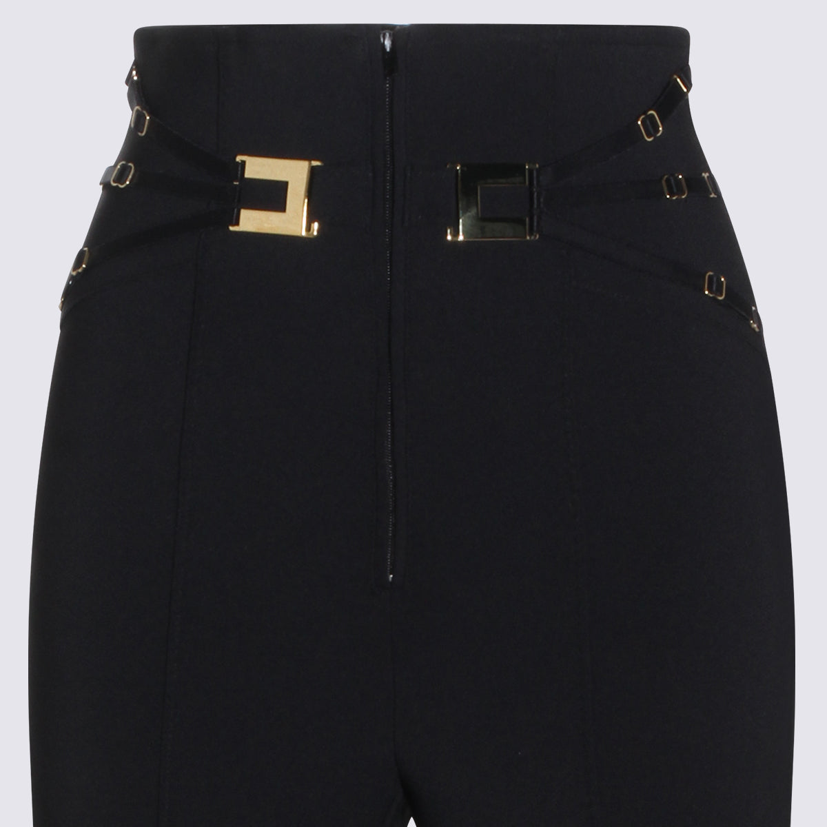Elisabetta Franchi Trousers Black Plea