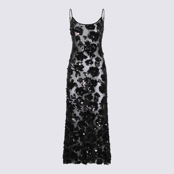 Nissa 95% Polyester dress in black