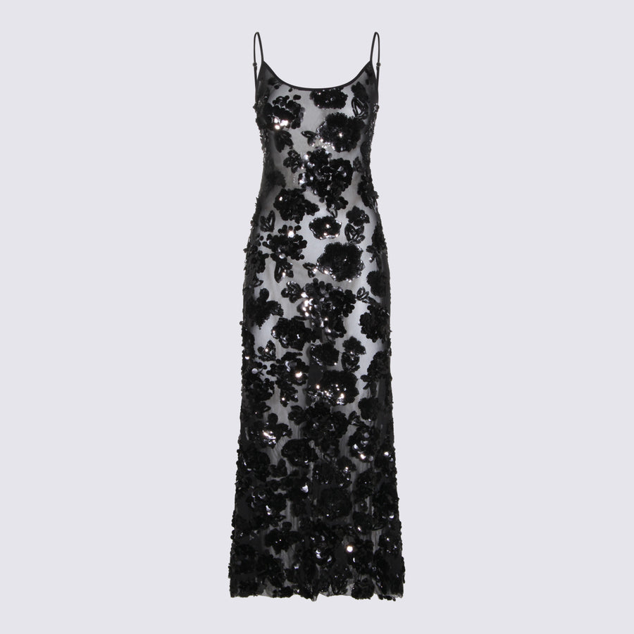 Nissa 95% Polyester dress in black
