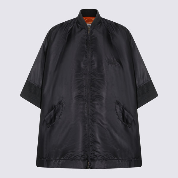 MM6 Maison Margiela 100% Polyamide jacket in black