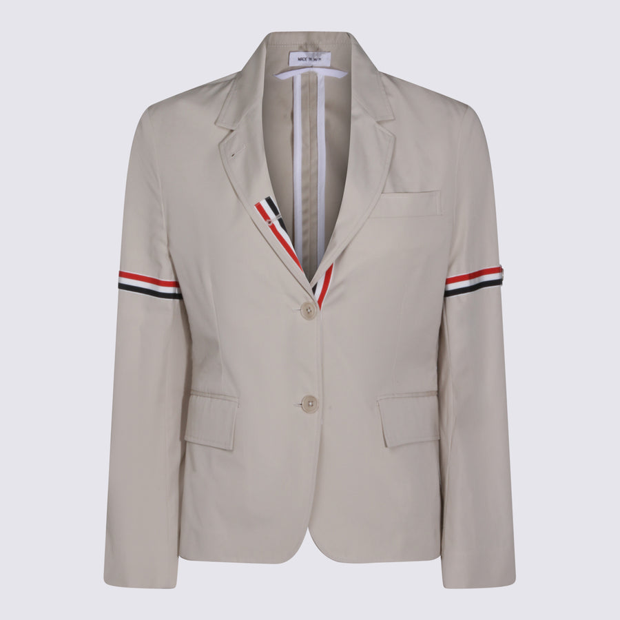 Thom Browne 100% Cotton blazer in beige