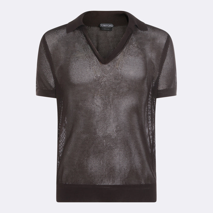 Tom Ford T-shirts and Polos Brown _co Se