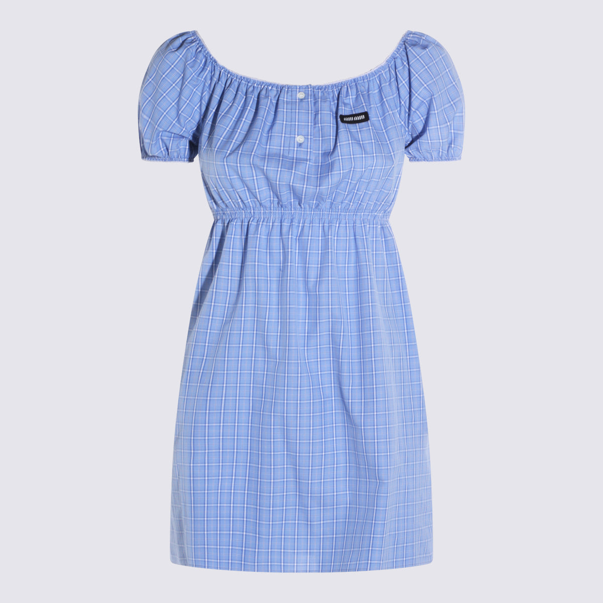 Miu Dresses Light Blue _100 % Co